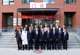 The distinguished guests pictured in front of the Mong Man Wai Brain Centre.